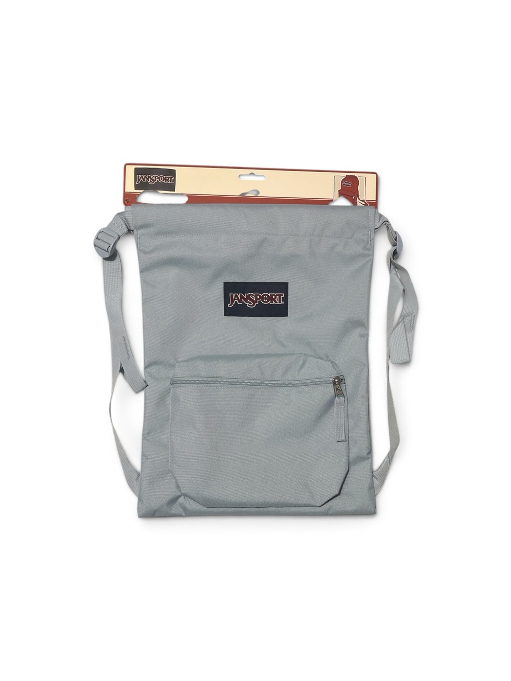 JanSport Light Blue Drawstring Backpack - Picture 2 of 5